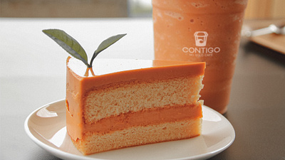 CONTIGO cafe. Brand identity, logotype
