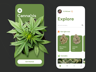 Cannabis Delivery App app design cannabis app cannabis delivery app delivery app marijuana app marijuana delivery marijuana delivery app marijuana dispensaries mobile app mobile app design ui design uiux uiuxdesign weed app weed delivery app