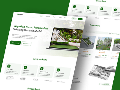 Garden Landscaping Services-OKE Garden Redesign app design ui user interface