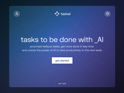 Task AI management concept app ai app artificial intelligence brand identity branding concept design futuristic macos typography ui ux
