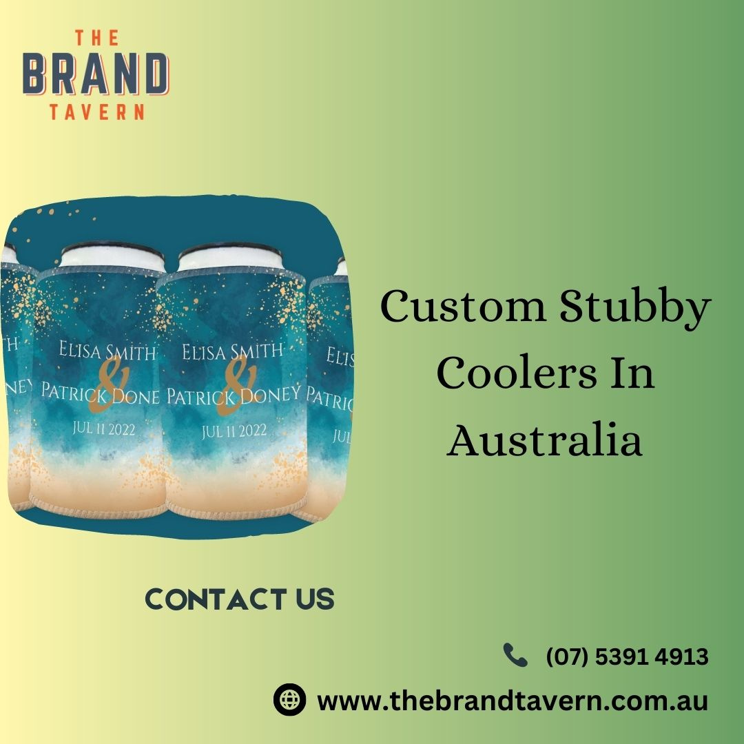 Custom Stubby Coolers In Australia by The Brand Tavern on Dribbble