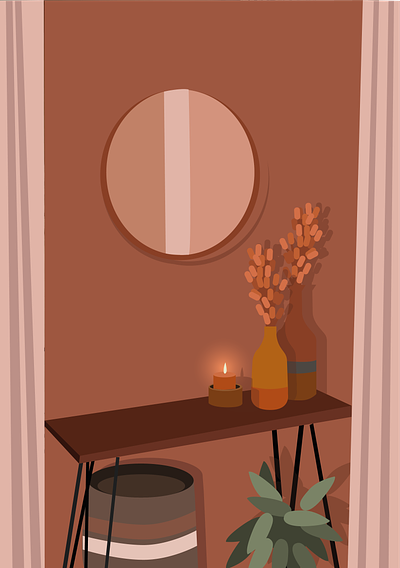 Room illustration illustration