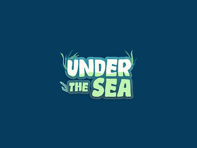 Under the Sea - Game Logo cartoon game logo