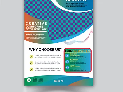 Business Flyer branding business card business flyer graphic design logo ui ux