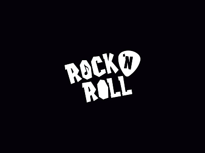Rock 'n Roll - Game Logo cartoon game logo