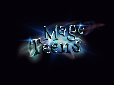 Mage Teens - Game Logo cartoon game logo