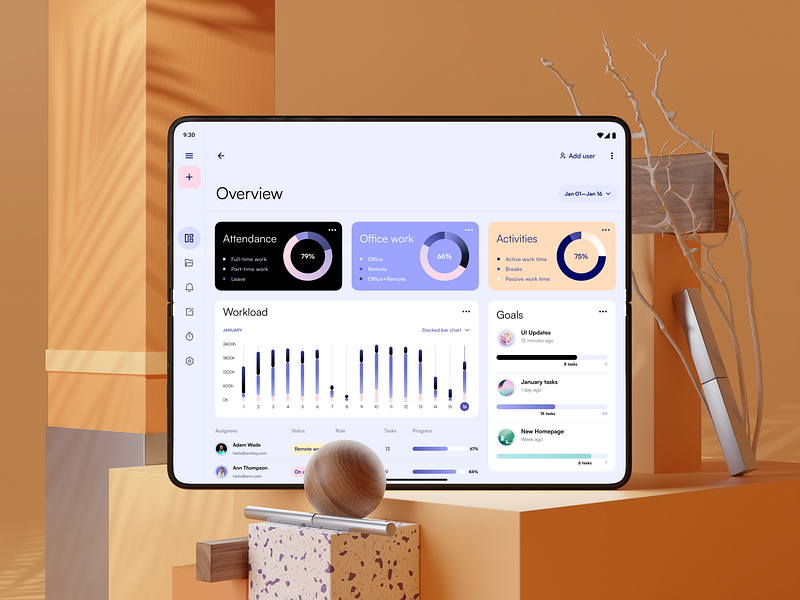 Browse thousands of Tablet UI images for design inspiration | Dribbble