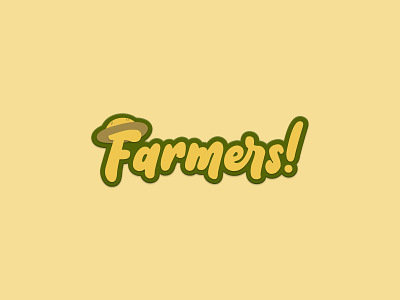 Farmers! - Game Logo cartoon game logo