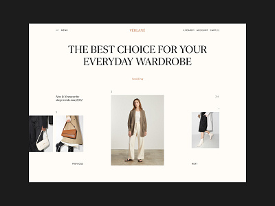 VÉRLANÉ - women's online store e commerce fashion ui uidesign uiux webdesign womens online store