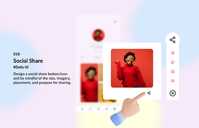 Social share app branding dailyui design graphic design illustration logo ui ux vector