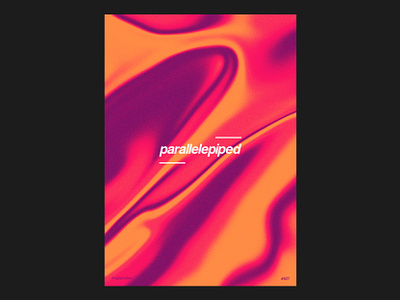 027 parallelepiped abstract blur branding cartaz clean color colors design gradient gradients graphic design grid layout lines liquify noise parallelepiped photoshop poster type