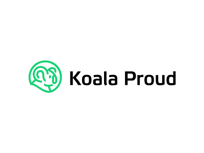 Koala Proud animal brand branding design illustration koala logaze logo logotype mark symbol