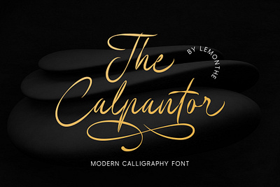 The Calpantor branding calligraphy design fonts handlettering illustration logo typeface typography ui