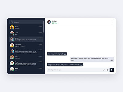 Daily UI #013 - Direct Messaging chat chatting design figma interface message photoshop text ui ui design web design