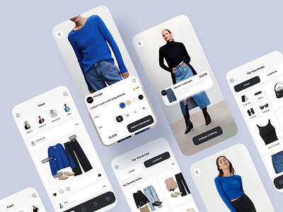 Style Personalization App 💃 ai app clothing design fashion mobile ui ux