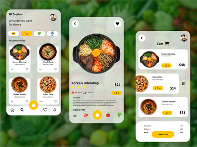 Food delivery App Design | A User-Friendly App Design design graphic design ui ux