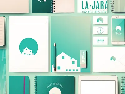 La Jara - Touristic houses branding design graphic design illustration logo typography ui visual