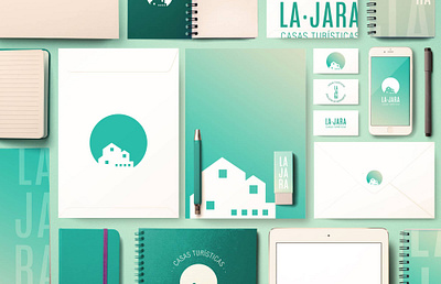 La Jara - Touristic houses branding design graphic design illustration logo typography ui visual