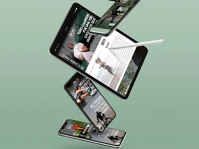 Be+Sport - Personal Training website design graphic design typography ui ux website wordpress