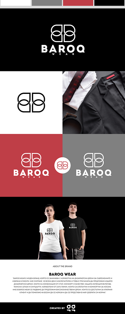 Logo Design | Baroq Wear branding design graphic design logo logo design typography