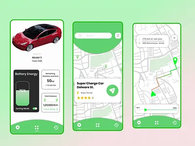EV Charging App Design app design application design design evchargingappdesign mobile app design ui ui design uiux