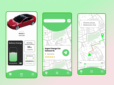 EV Charging App Design app design application design design evchargingappdesign mobile app design ui ui design uiux