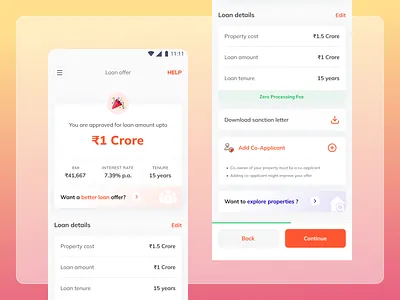 Digital home loan offer app branding cash loan crypto design financial service fintech home loan illustration investment lending loan offer loans logo navi payment app ui ui ux ux vector