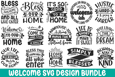 Welcome Svg Design Bundle