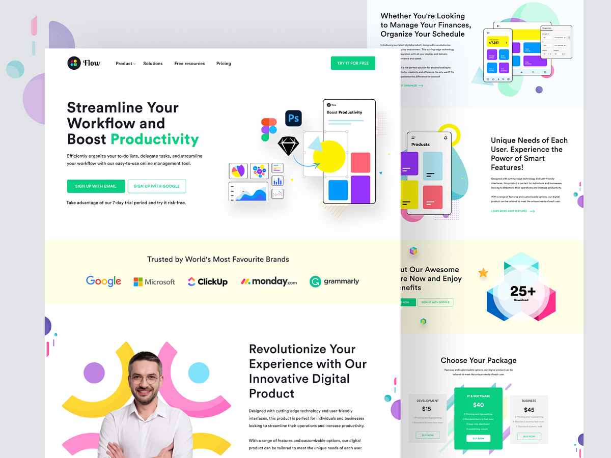 Agency Website Design by Ahsan Raz 👑 on Dribbble