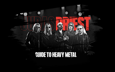 Judas Priest's Guide to Heavy Metal after effects animation heavy metal image effects music ui web gl webgl website