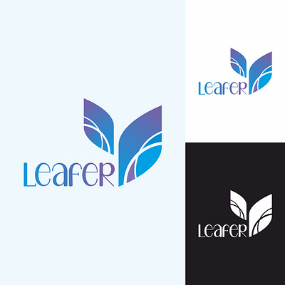 LEAFER animation graphic graphic design logo logodesign