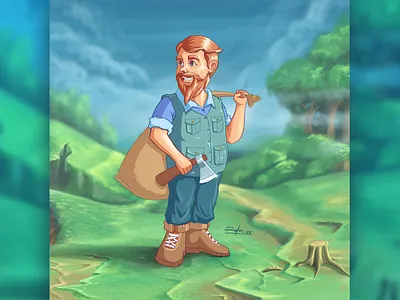 The Garden artwork design designer digital art illustration illustrator indonesia vector