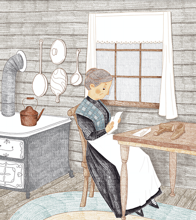 Children's Book - Virginia Woolf character design childrens book digitalart illustration virginia woolf