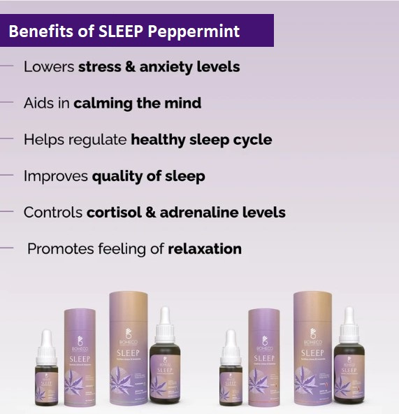 Health Benefits of SLEEP Peppermint by BOHECO Hemp Products For Sale on Dribbble