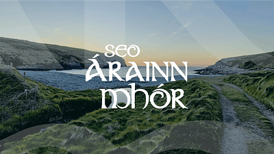 Seo Árainn Mhór Logo Work branding design logo