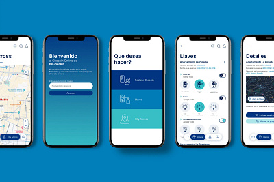 Becheckin app app design typography ui ux