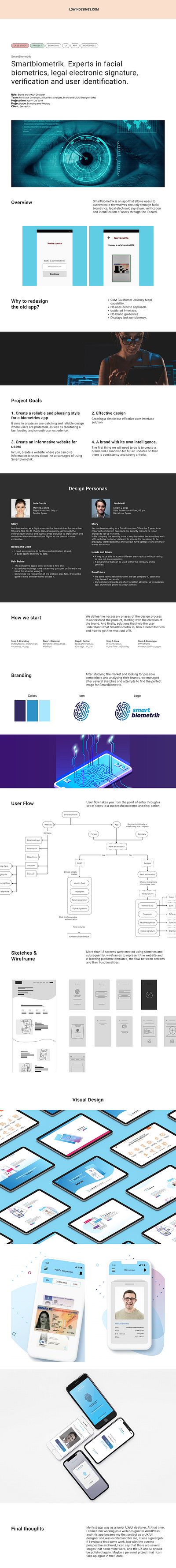 Smartbiometrik app app branding design ui ux