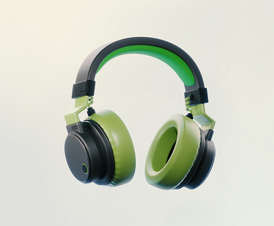 Headphone 3d blender design graphic design hard surface illustration modelling