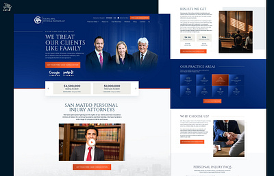 Law Firm Web Design by Rankings.io branding design law firm web design lawyer web site ui ux