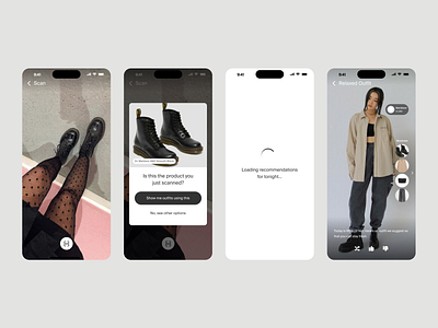 WardrobeWise – Fashion App ai android app clothing fashion ios product design ui ux