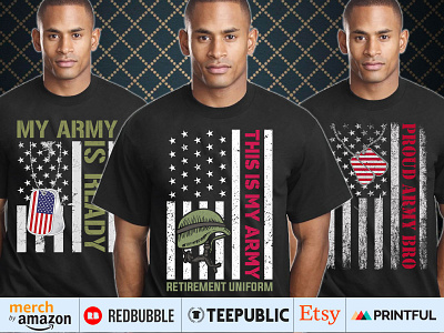 USA ARMY T-Shirt Design Bundle branding clothing custom shirt design design etsy fashion how to design a shirt merch by amazon merch design photoshop tshirt design t shirt design t shirt design t shirt design ideas t shirt design photoshop t shirt design software t shirt design tutorial t shirt design tutorial teespring tshirt design