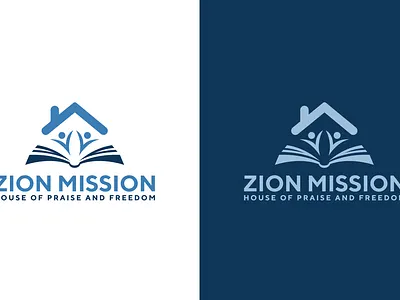 Zion Mission Logo animation app branding church logo design graphic design illustration logo motion graphics typography ui ux vector worship logo