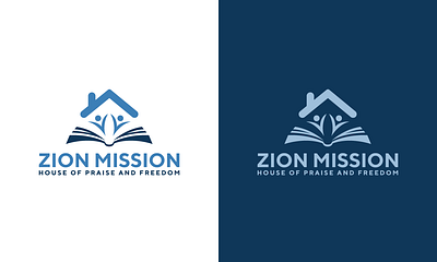 Zion Mission Logo animation app branding church logo design graphic design illustration logo motion graphics typography ui ux vector worship logo