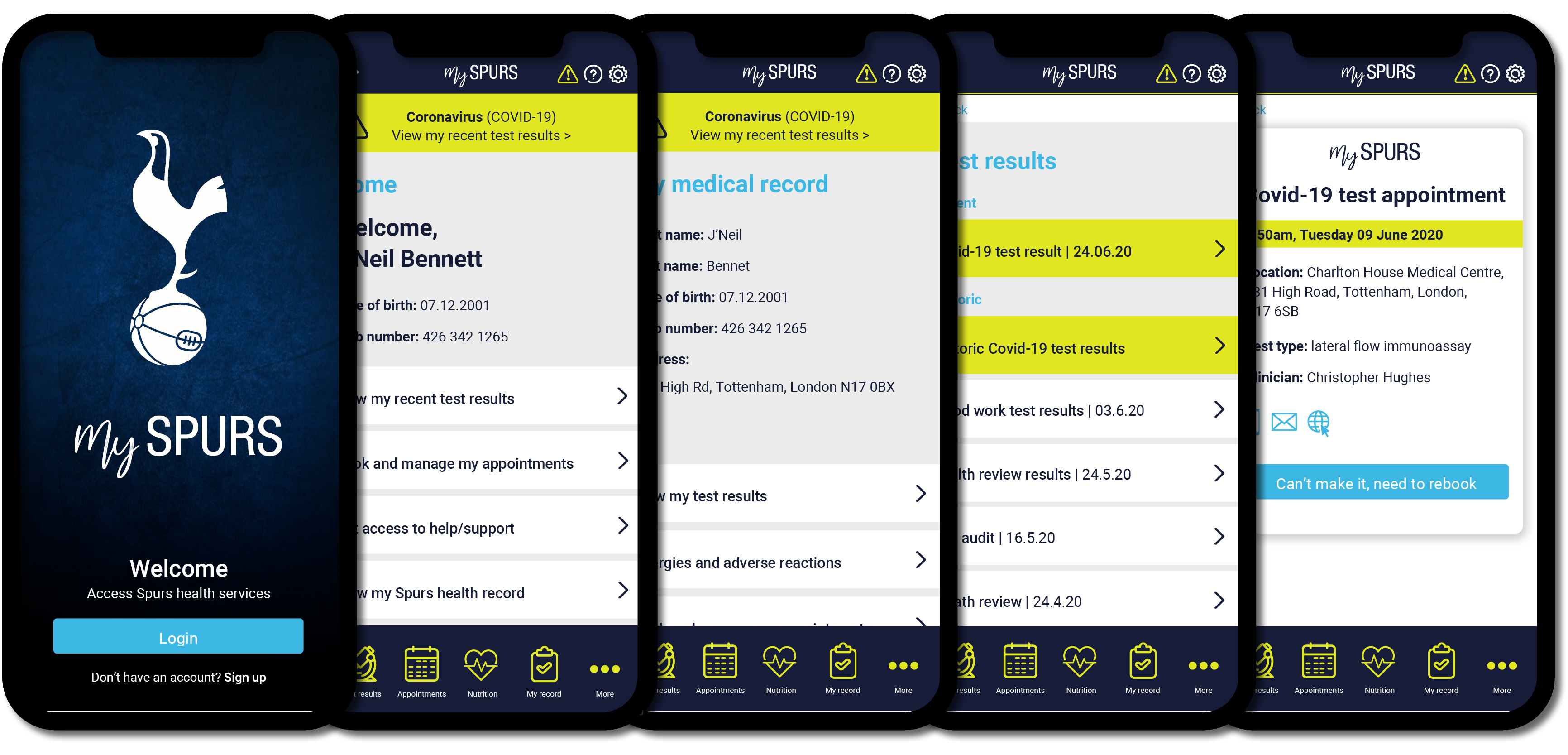 Tracking employee health app branding design ui ux