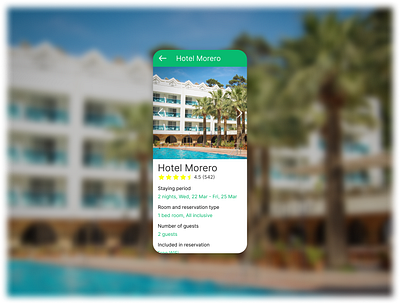 DailyUI #067 Hotel Booking booking daily ui dailyui design green holiday hotel hotel booking hotel reservation mobile pool reservation ui