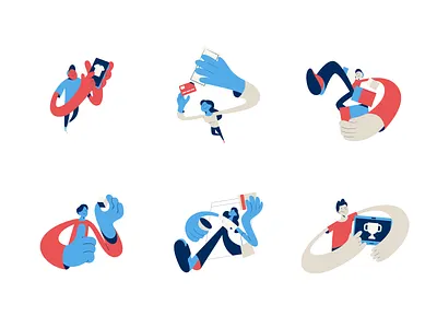 Illustration for Ecommerce credit card customer reviews digital wallet payment payment options people shopping experience testimonials user ratings