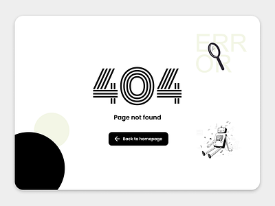 404 Error Page Not Found - DailyUI 008 404 app challenge dailyui design errorpage interface notfound ui website