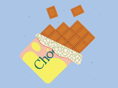 September Prompt / No.6 - Chocolate candy chocolate digital illustration flat illustration prompt snack