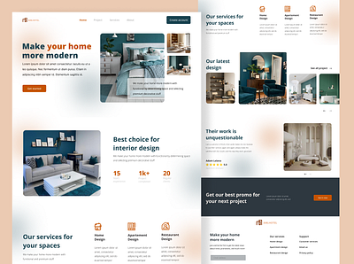 Home Design Website adobe app apps branding clean design dribbble ecommerce graphic design home illustration inspiration landing page like logo luxury motion graphics ui ux website