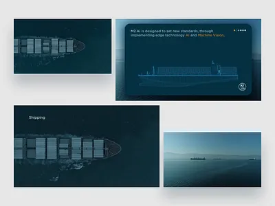 M2i Pitch Video audio streaming boat captain cargo chart eyes map marine monitoring ocean pie promo remote sea ship shipping troubleshooting ui vessel video